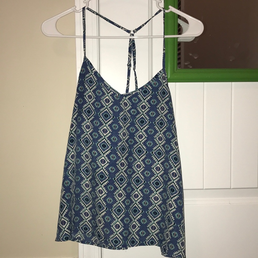 Hollister Aztec racerback tank